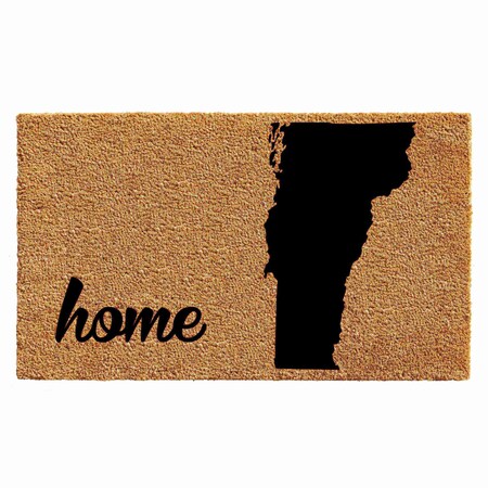Calloway Mills Entrance Mat, Coir, Natural, Black 105442436